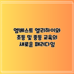 엠베스트 엘리하이와: 초등 및 중등 교육의 새로운 패러다임
